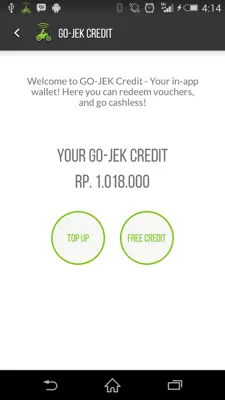 Gojek android App screenshot 1